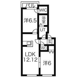 フォレスタ北野の物件間取画像